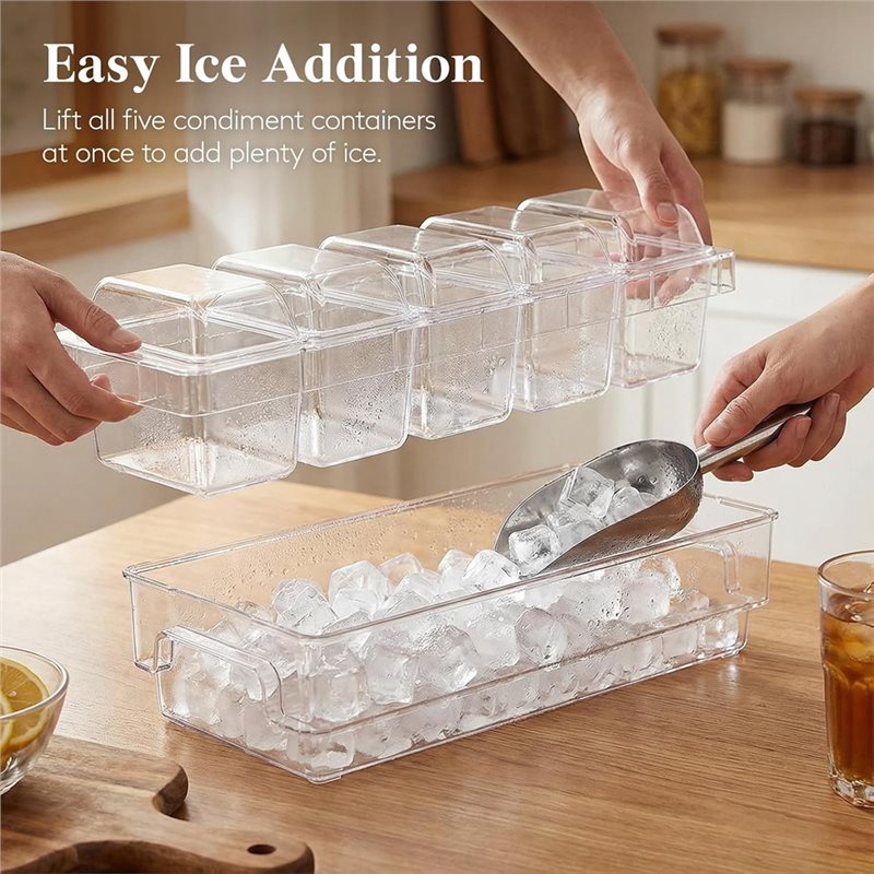 DTA4 - Para Suministros de Bar - Garnish Tray Set reseña y precio
