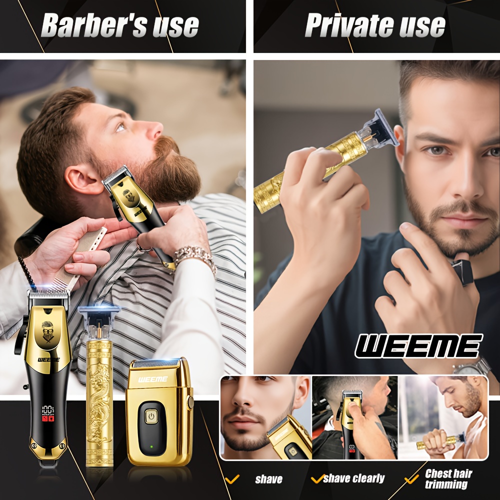 Juego de 3 Cortadoras de Pelo  - Home Barber reseña y precio