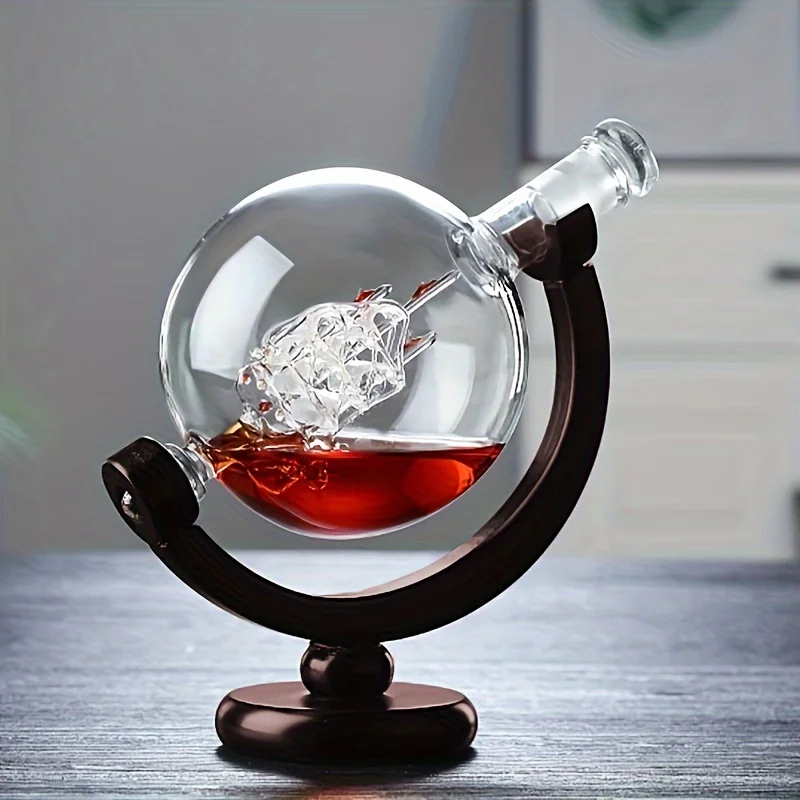 Decantador de whisky en forma  - Decanter Globe Set reseña y precio