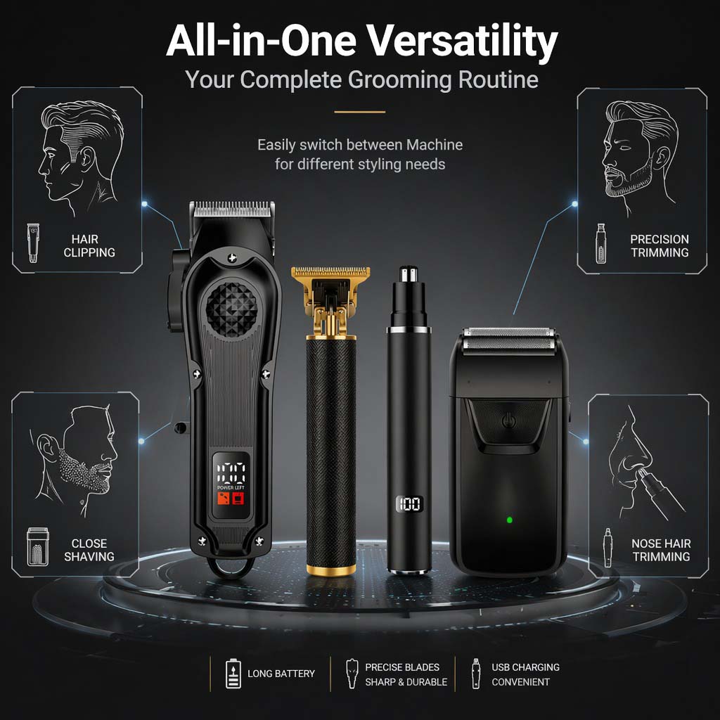 Set de Cortapelos 4 en 1 para  - Home Barber reseña y precio